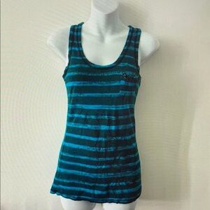 Striped Blue Tank Top